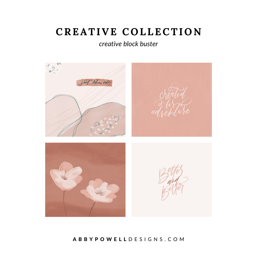 Create a collection of designs as an experience for breaking through a creative block and find new inspiration.