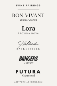 5 Stunning Font Pairings That Are Perfect For Your Business Branding
