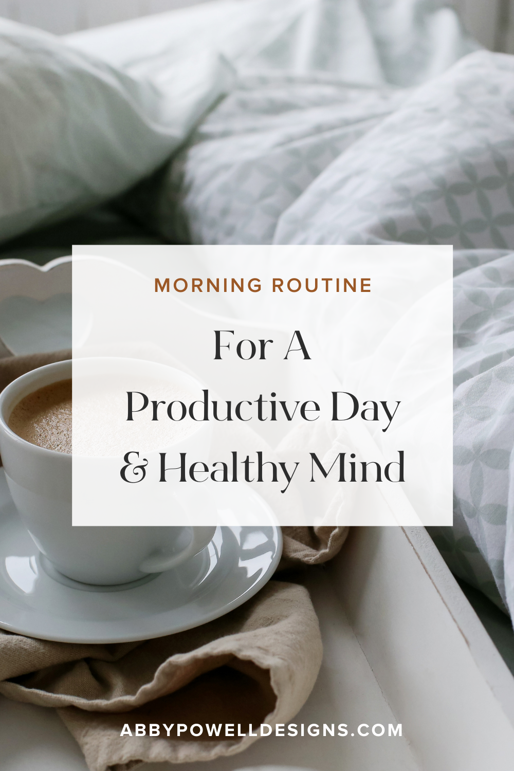 Healthy habits morning routine for a productive and successful day.