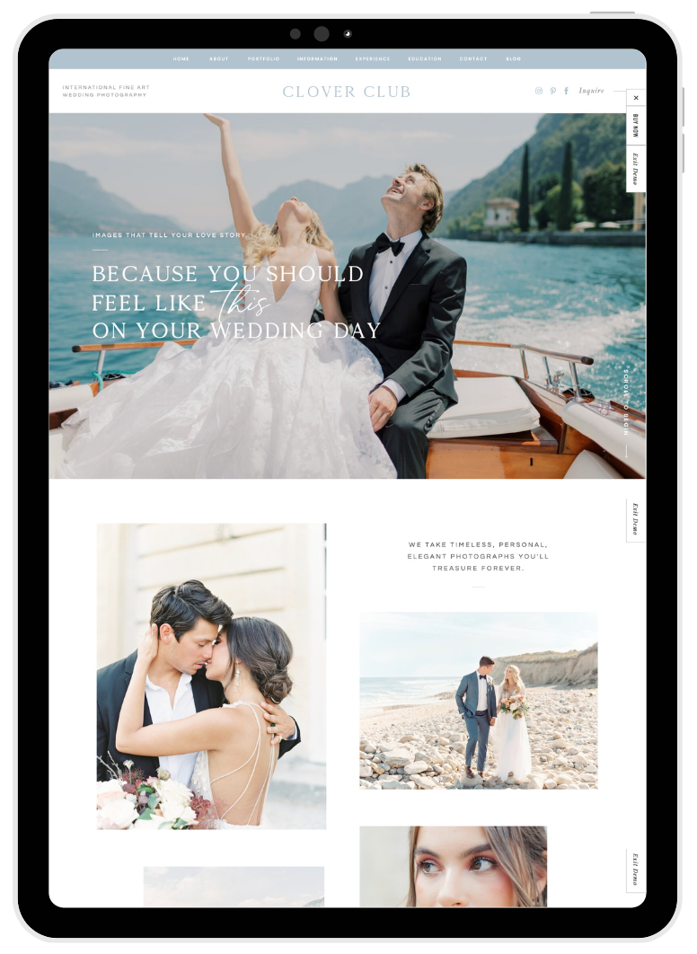 Clover Cove-Showit-Templates-For-Wedding-Event-Planners